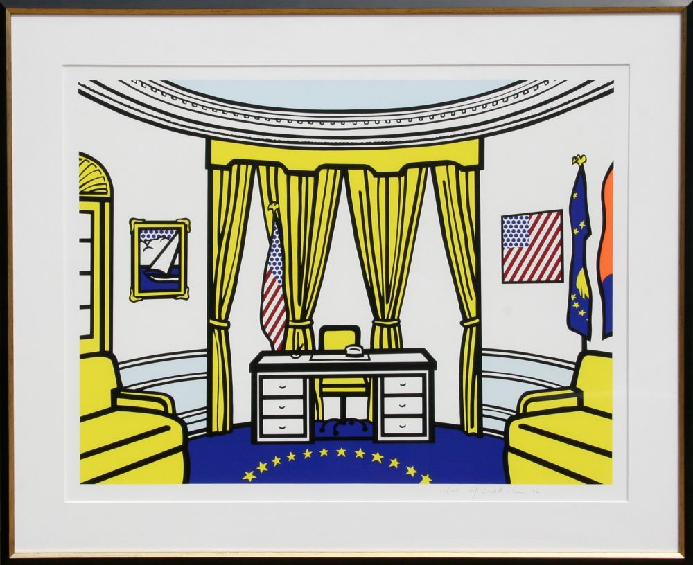 Serigrafia Lichtenstein - The Oval Office