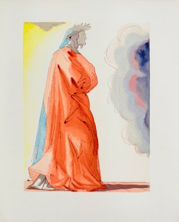 Incisione Su Legno Dali - The Paradise, Canto 1 - Dante