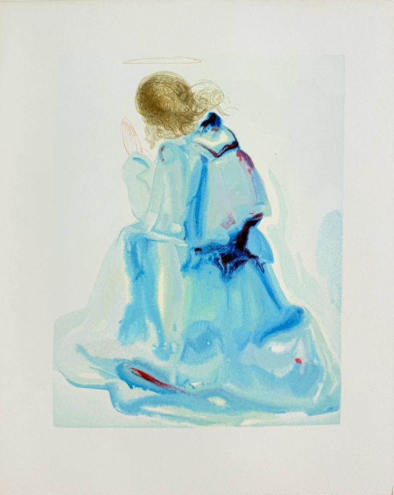 Incisione Su Legno Dali - The Paradise, Canto 2 - The Angel