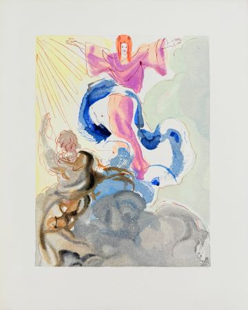 Incisione Su Legno Dali - The Paradise, Canto 3 - The First Sphere