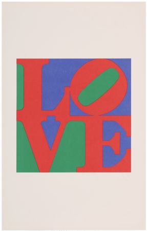 Litografia Indiana - The Philadelphia Love, 1975 - Hand-signed Portfolio