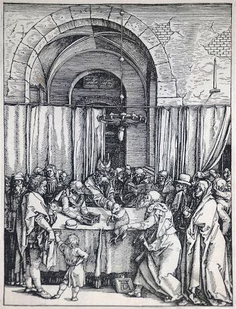 Incisione Su Legno Durer - The Rejection of Joachim's Offering (The Life of the Virgin), c. 1504