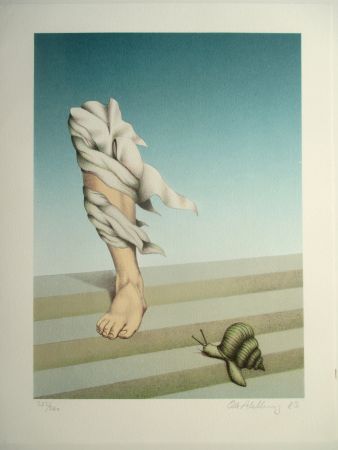 Litografia Ahlberg - The Snail