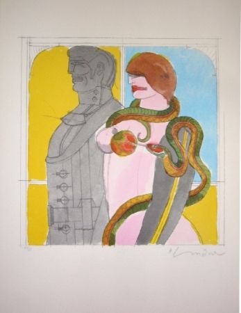 Litografia Lindner - The Snake 