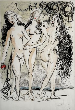 Litografia Dali - The Three Graces