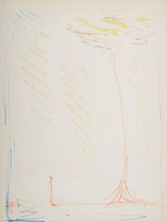 Litografia Giacometti - The Tree, 1952