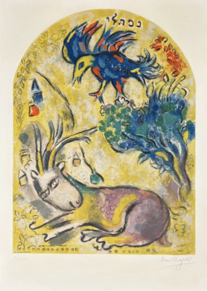 Litografia Chagall - The Tribe of Naphtali