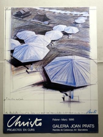 Manifesti Christo - The umbrelas