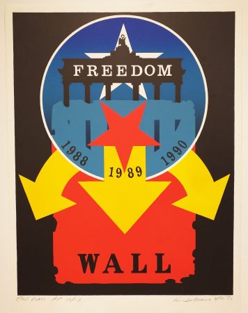 Litografia Indiana - The Wall (Freedom Wall).