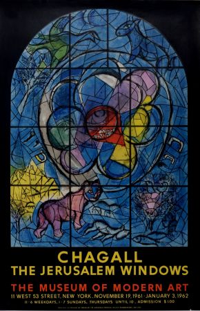 Litografia Chagall (After) - The Windows of Jerusalem, 1961