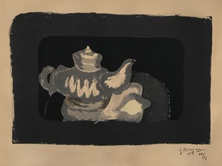 Litografia Braque - Theiere Grise (Gray Teapot)