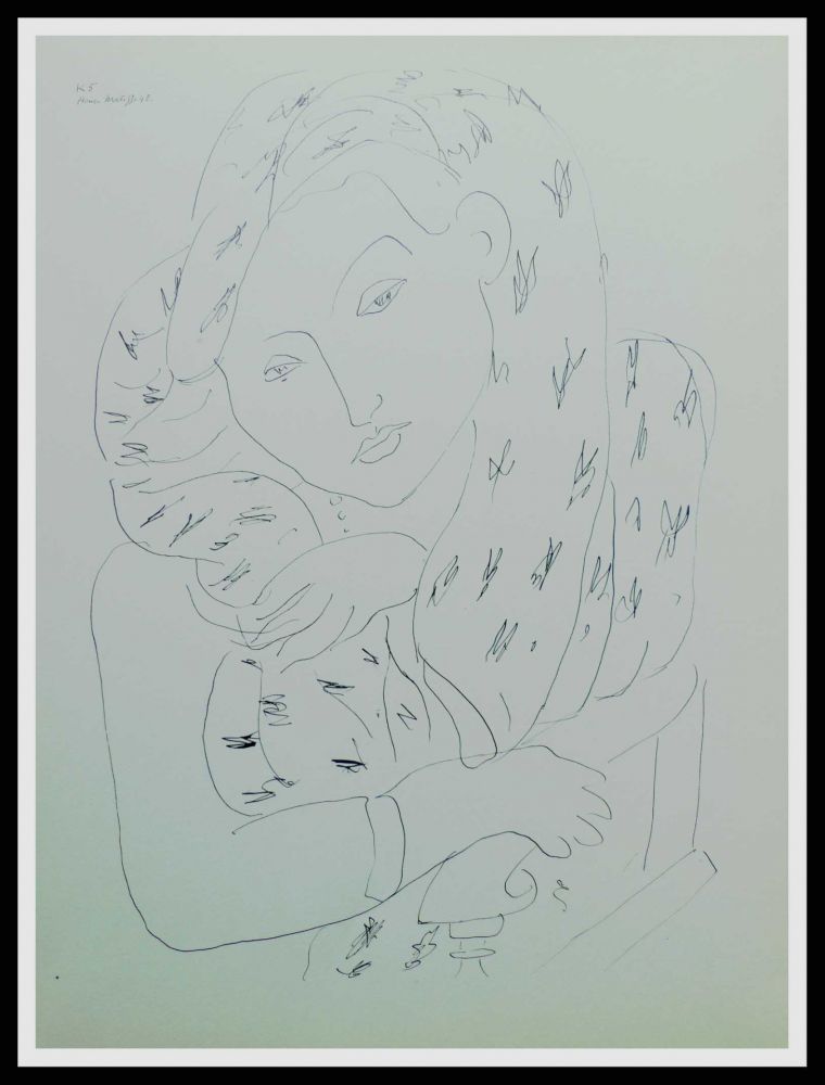 Litografia Matisse (After) - THEMES & VARIATIONS V