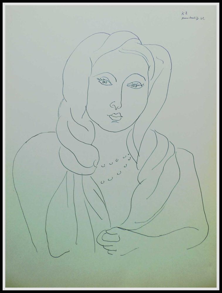 Litografia Matisse (After) - THEMES & VARIATIONS VII