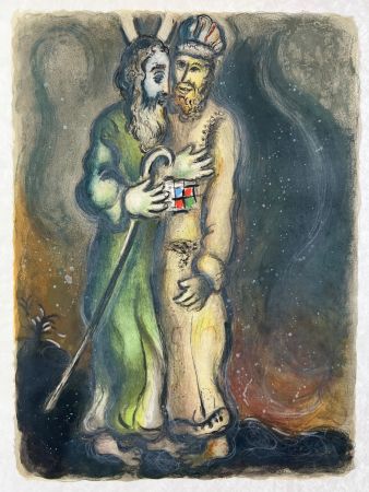 Litografia Chagall - Then the Lorde sayde unto Aaron ... - The Story of Exodus