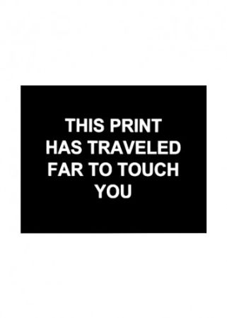 Incisione Prouvost  - This print has traveled far to touch you