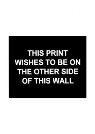 Incisione Prouvost  - This print wished to be on the other side of this wall