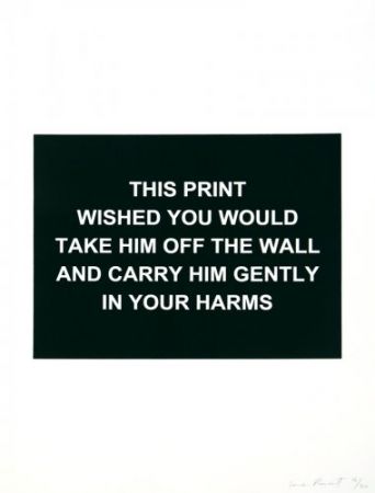 Incisione Prouvost  - This print wished you would....