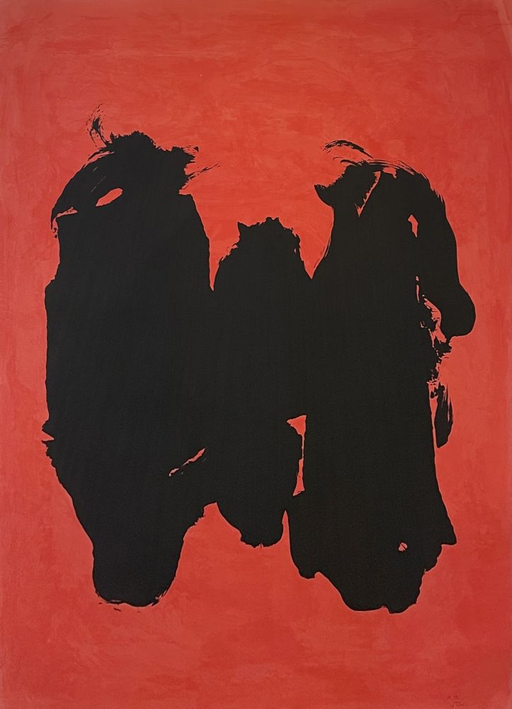 Litografia Motherwell - Three Figures