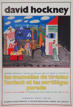 Libro Illustrato Hockney - Théâtre : Tirésias