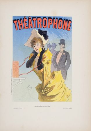 Litografia Cheret - Théâtrophone, 1896