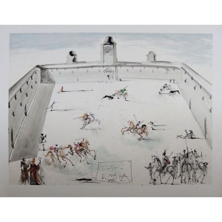 Litografia Dali - Tienta en espana