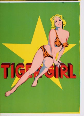 Litografia Ramos - Tiger Girl, 1964