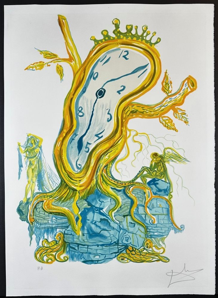 Litografia Dali - Time Stillness of Time