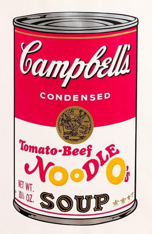 Serigrafia Warhol - Tomato-Beef Noodle O’s (FS II.61)