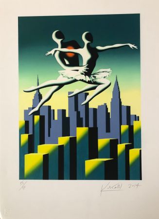 Serigrafia Kostabi - Top Floor Terpsichore 