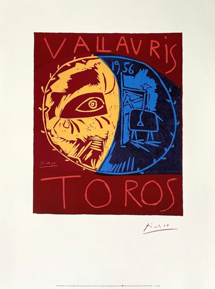 Manifesti Picasso - Toros en Vallauris