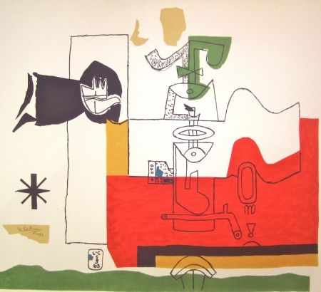 Litografia Le Corbusier - Totem