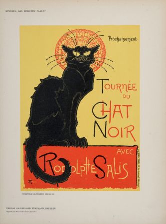 Litografia Steinlen - Tournée du Chat Noir, 1897