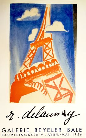 Litografia Delaunay - Tours Eiffel