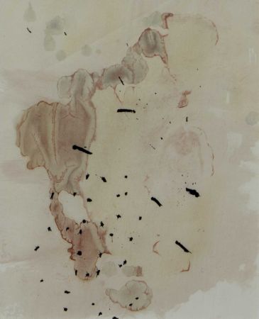 Litografia Miró - TRACE SUR L'EAU