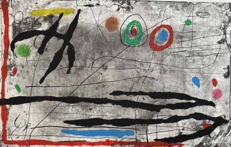 Acquaforte Miró - Tracé sur la paroi