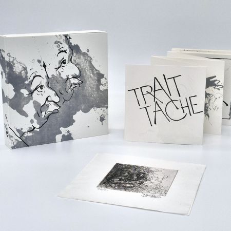 Libro Illustrato Blanchard - TRAIT TACHE / Coffret + Gravure