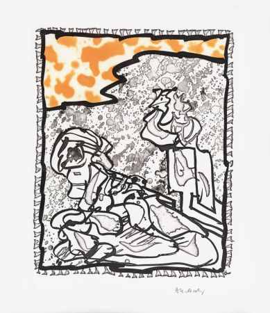 Linoincisione Alechinsky - Traité des excitants modernes 02
