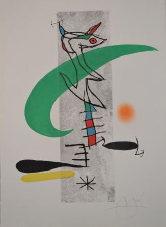 Acquaforte E Acquatinta Miró - Translunaire - D659