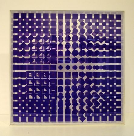 Serigrafia Vasarely - Transparences: Tsillag
