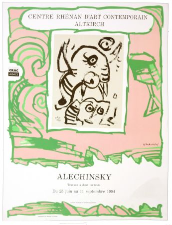 Manifesti Alechinsky - Travaux a deux ou trois 
