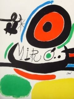 Litografia Miró - Tres Libre