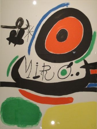 Litografia Miró - Tres libres