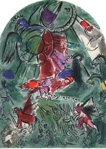 Litografia Chagall - Tribu de Gad