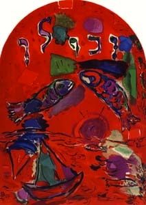 Litografia Chagall - Tribu de Zabulon