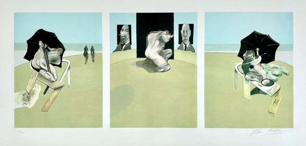 Acquaforte E Acquatinta Bacon - Triptych 1974-1977