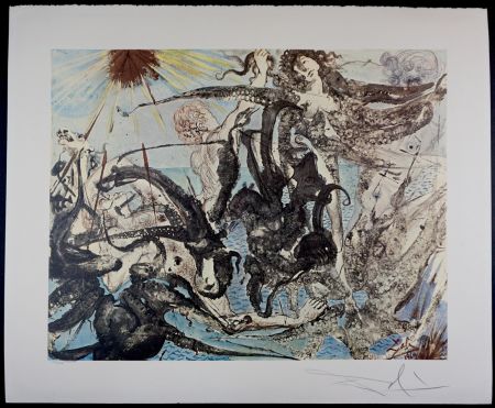 Litografia Dali - Triumph of The Sea