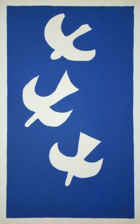 Litografia Braque - Trois Oiseaux