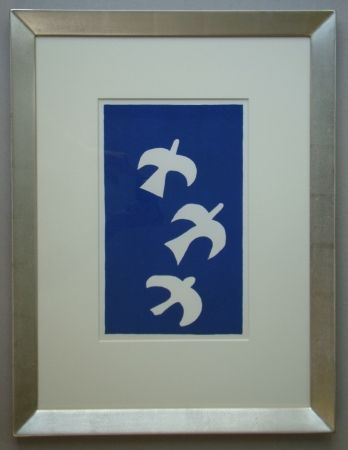 Litografia Braque - Trois Oiseaux