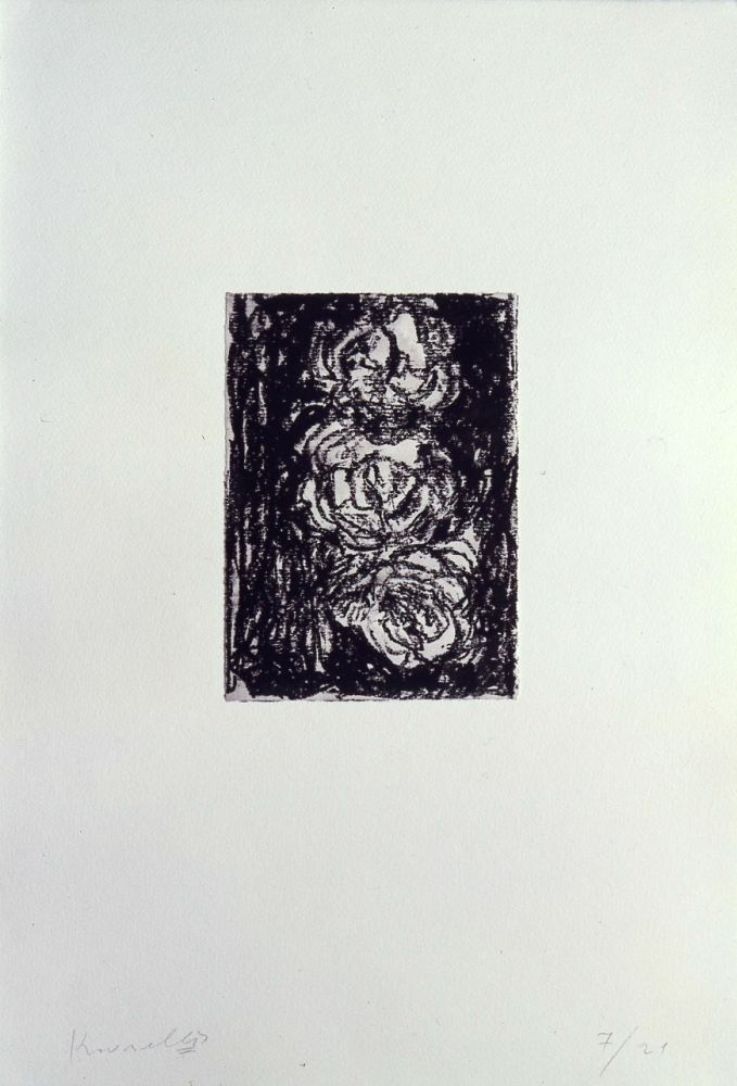 Litografia Kounellis - Trois roses