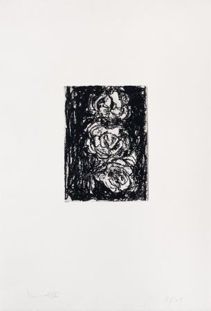 Incisione Kounellis - Trois roses